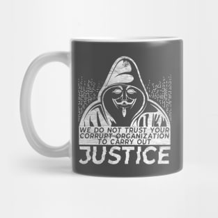 Anonymous - Do Not Trust - WHT Mug